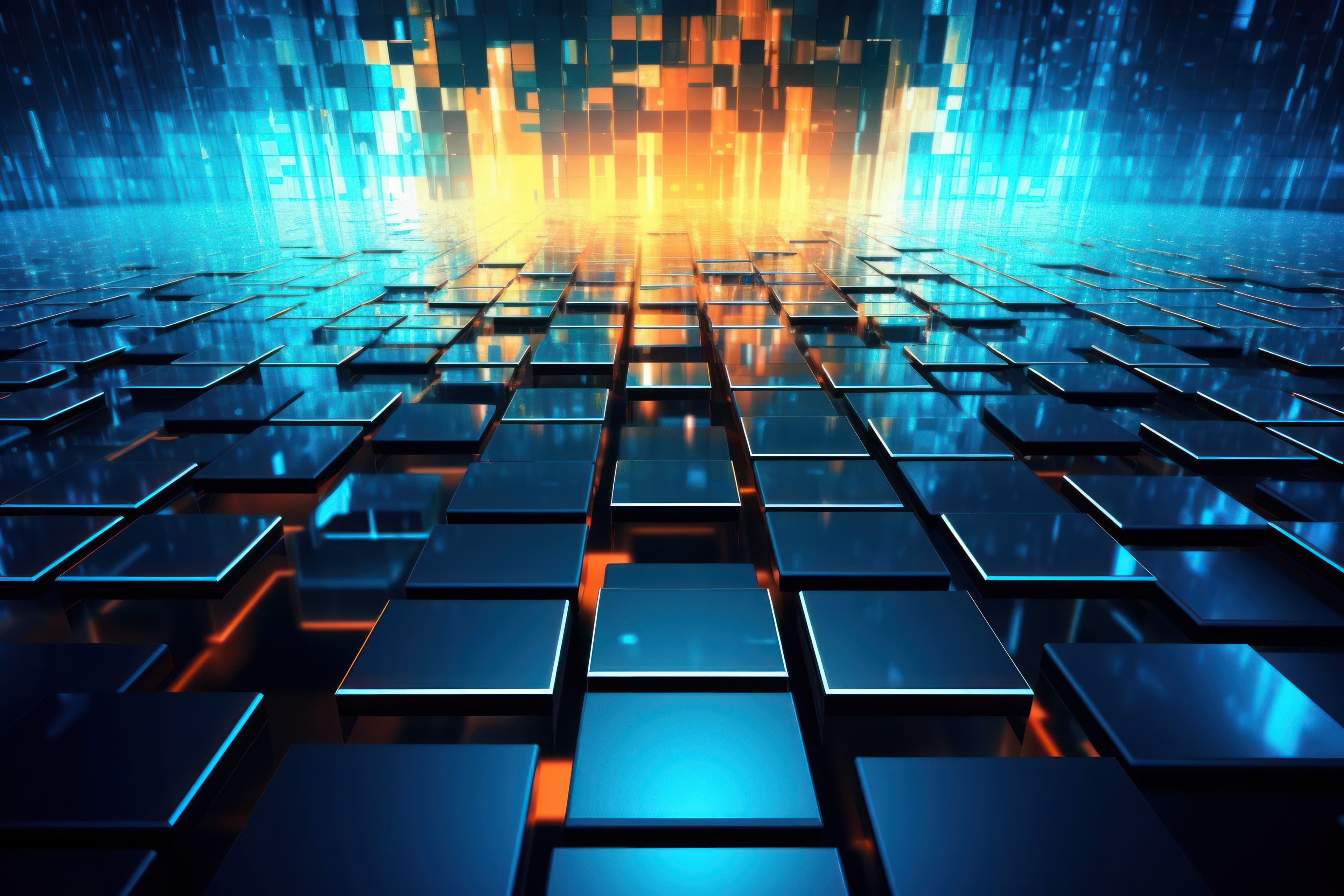 Digital transformation background